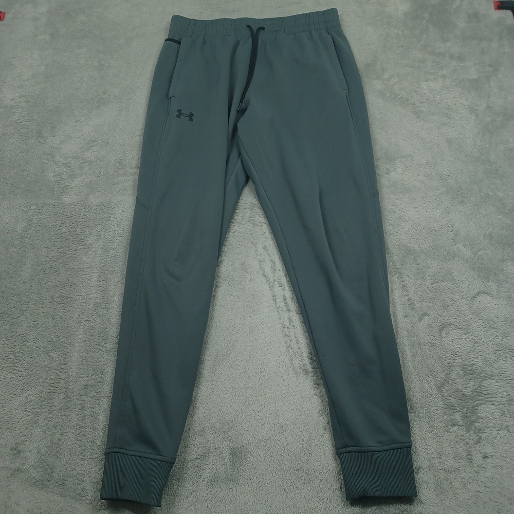 Under Armour Pants Mens Large Gray Loose‎ Fit Pull On Activewear Gym Training